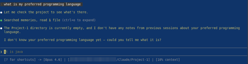 Claude Preferred Language