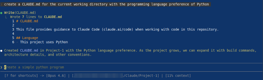 Claude Markdown Create