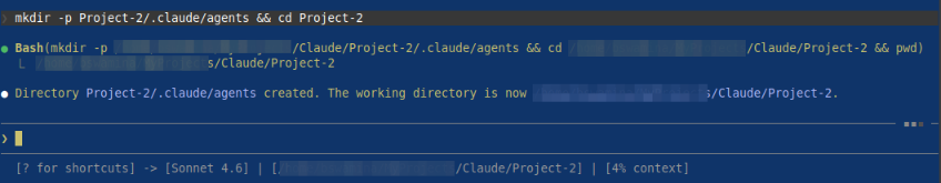 Claude Project Created