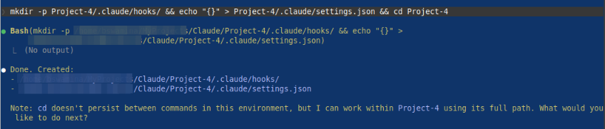 Claude Project 4 Setup