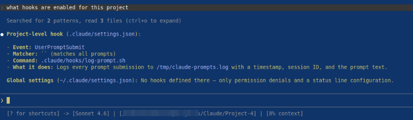 Claude Prompt Result