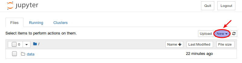 New Jupyter Notebook