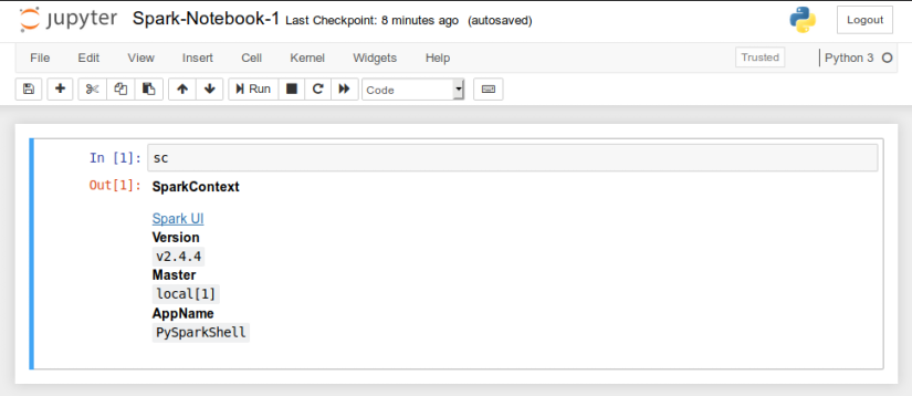 SparkContext in Notebook