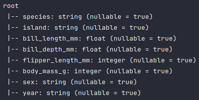 Dataframe Schema Correct