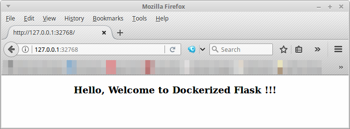 Docker Flask Success