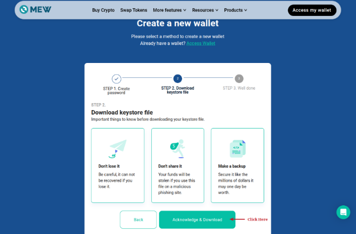 Acknowledge & Download