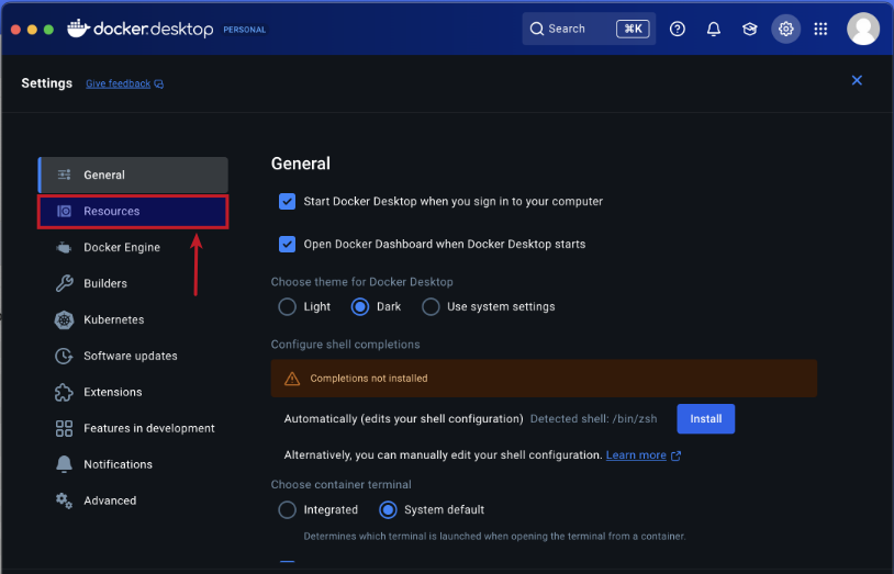 Docker MacOS Resources