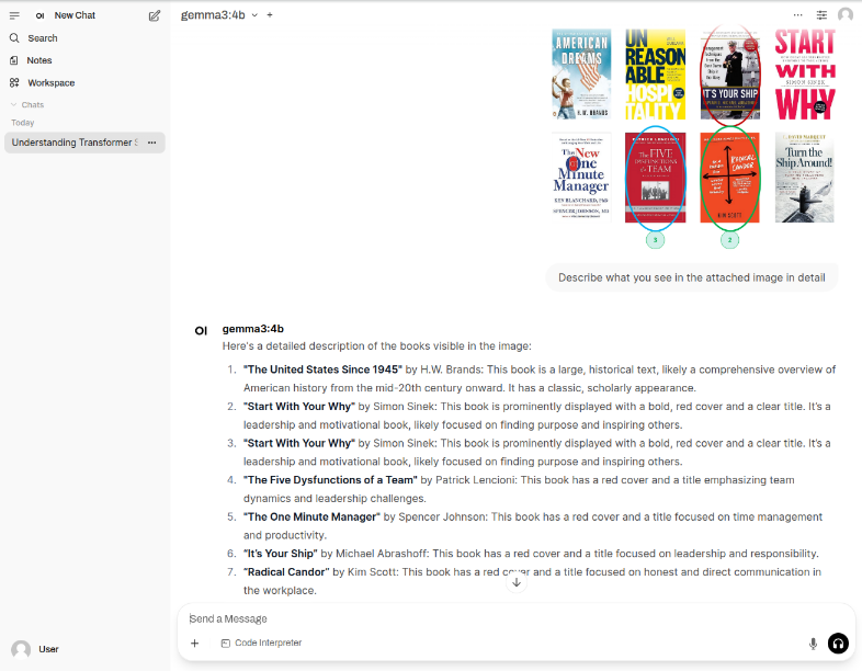 Image Analysis Response