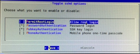SSHD Options