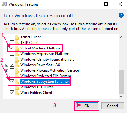 Windows Features On-Off