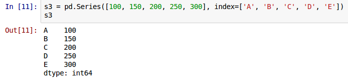 Pandas Series