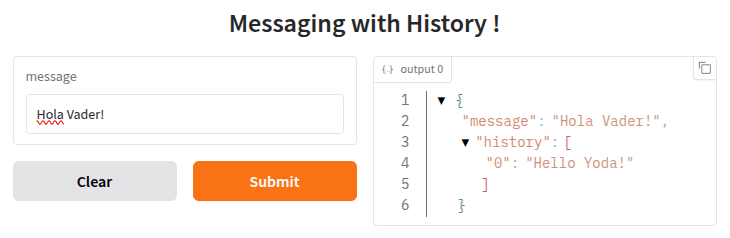 Sample 7 Message History