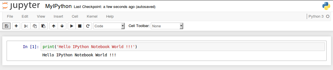 Notebook Code Cell