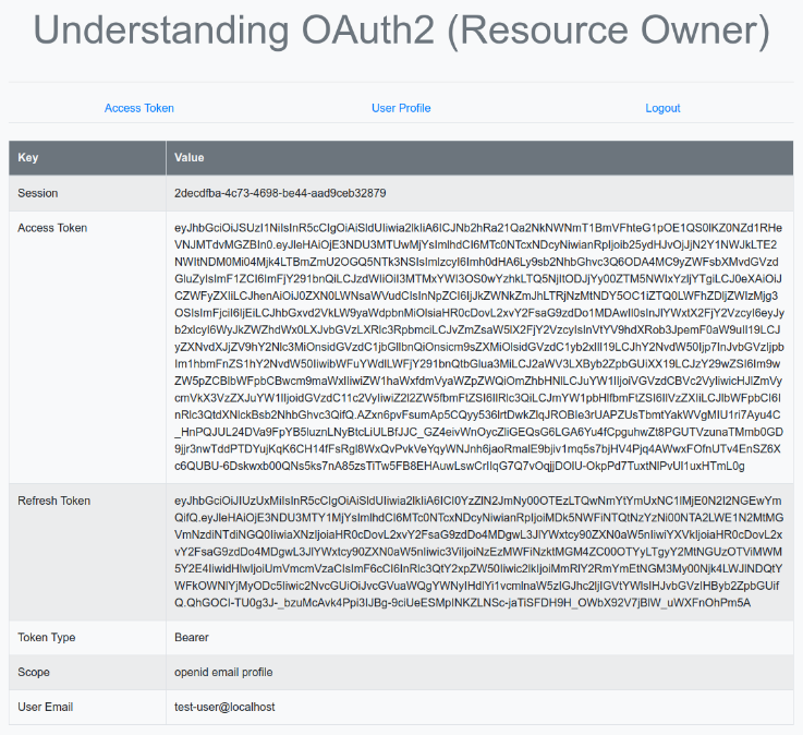 Resource Owner Password Flow