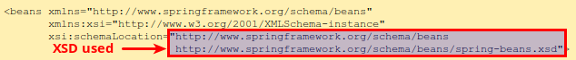 Beans XSD